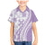 Purple Hawaiian Quilt Pattern Family Matching Mermaid Dress and Hawaiian Shirt Mixed Polynesian Tribal Arty