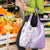 Purple Hawaiian Quilt Pattern Grocery Bag Mixed Polynesian Tribal Arty