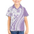 Purple Hawaiian Quilt Pattern Kid Hawaiian Shirt Mixed Polynesian Tribal Arty