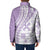 Purple Hawaiian Quilt Pattern Padded Jacket Mixed Polynesian Tribal Arty - Polynesian Pride