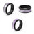 Purple Hawaiian Quilt Pattern Spinner Ring Mixed Polynesian Tribal Arty - Polynesian Pride