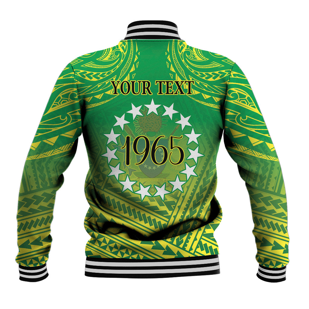 Cook Islands Constitution Day Baseball Jacket Kuki Airani Since 1965