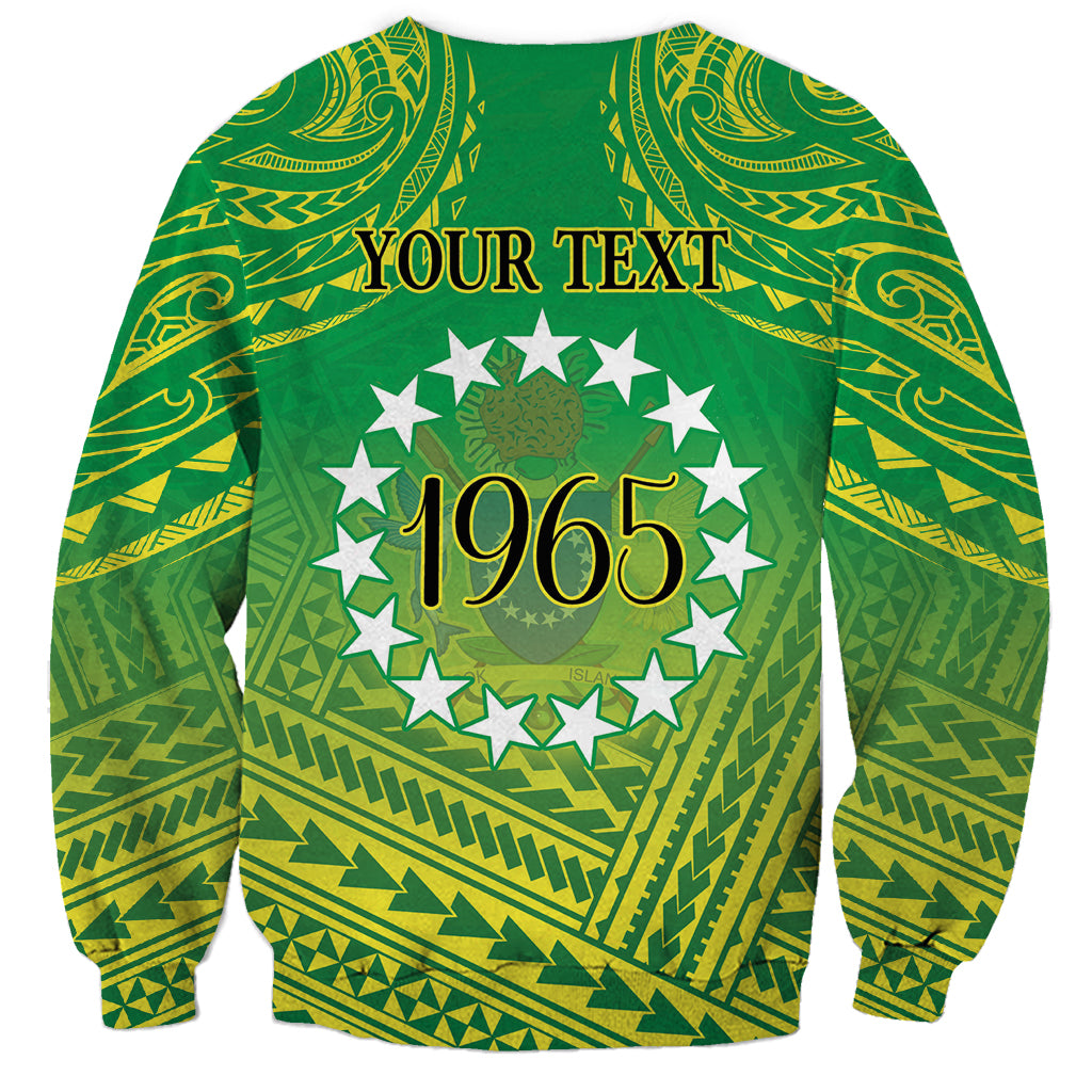 Cook Islands Constitution Day Sweatshirt Kuki Airani Since 1965
