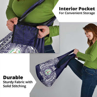 Personalised Tonga Sia'atoutai Theological College Grocery Bag Since 1948 Special Kupesi Pattern