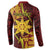 Personalised Tonga Haapai High School Button Sweatshirt Special Kupesi Pattern