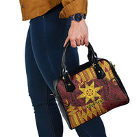 Personalised Tonga Haapai High School Shoulder Handbag Special Kupesi Pattern