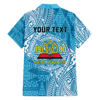 Personalised Tonga Lavengamalie College Family Matching Puletasi and Hawaiian Shirt Since 1980 Special Kupesi Pattern