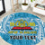 Personalised Tonga Lavengamalie College Round Carpet Since 1980 Special Kupesi Pattern