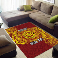 Personalised Tonga Niuatoputapu High School Area Rug Special Kupesi Pattern LT9 - Polynesian Pride