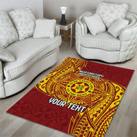 Personalised Tonga Niuatoputapu High School Area Rug Special Kupesi Pattern LT9 - Polynesian Pride