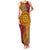 Personalised Tonga Niuatoputapu High School Family Matching Tank Maxi Dress and Hawaiian Shirt Special Kupesi Pattern