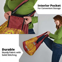 Personalised Tonga Niuatoputapu High School Grocery Bag Special Kupesi Pattern