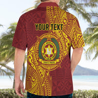Personalised Tonga Vava'u High School Hawaiian Shirt Since 1985 Special Kupesi Pattern