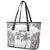Custom Fiji Rugby Leather Tote Bag History Champions World Cup 7s - White