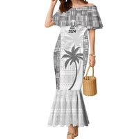 Custom Fiji Rugby Mermaid Dress History Champions World Cup 7s - White