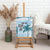 Custom Fiji Rugby Canvas Wall Art History Champions World Cup 7s - Bllue