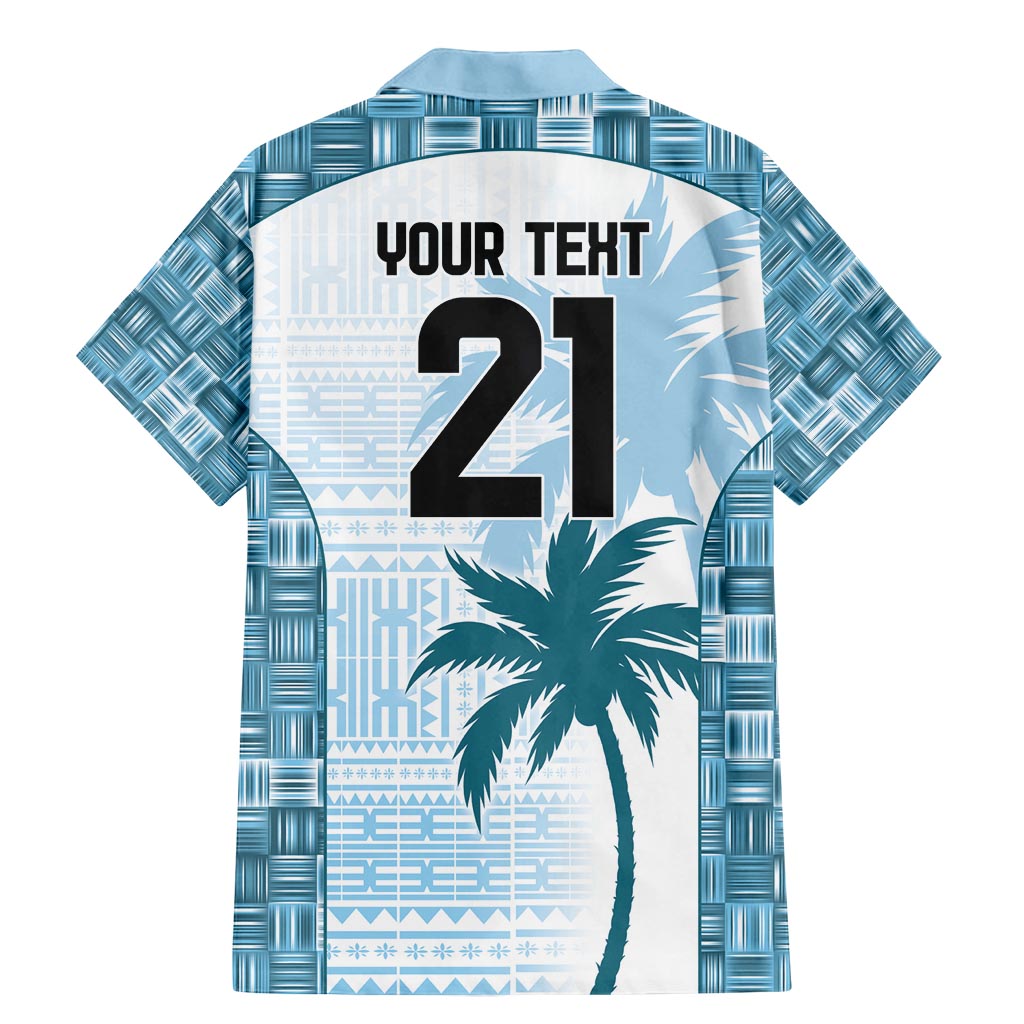 Custom Fiji Rugby Family Matching Mermaid Dress and Hawaiian Shirt History Champions World Cup 7s - Bllue