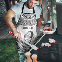 Custom Rugby Fiji National Heritage Apron White Traditional Masi Inspired
