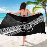 Custom Rugby Fiji Sarong Black Traditional Masi Inspired