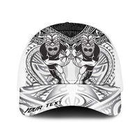 Personalised Rugby New Zealand Black Fern Baseball Net Cap Niho Taniwha Inspired