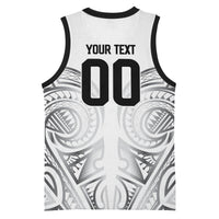 Custom Rugby New Zealand Black Fern Basketball Jersey Niho Taniwha Inspired