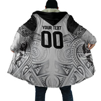 Custom Rugby New Zealand Black Fern Cloak Niho Taniwha Inspired