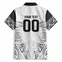 Custom Rugby New Zealand Black Fern Hawaiian Shirt Niho Taniwha Inspired