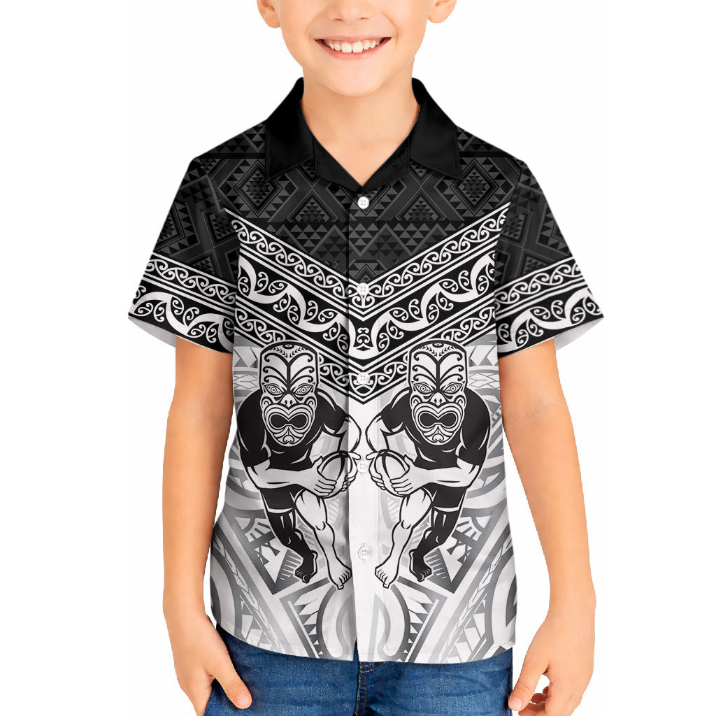 Custom Rugby New Zealand Black Fern Hawaiian Shirt Niho Taniwha Inspired