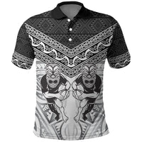 Custom Rugby New Zealand Black Fern Polo Shirt Niho Taniwha Inspired
