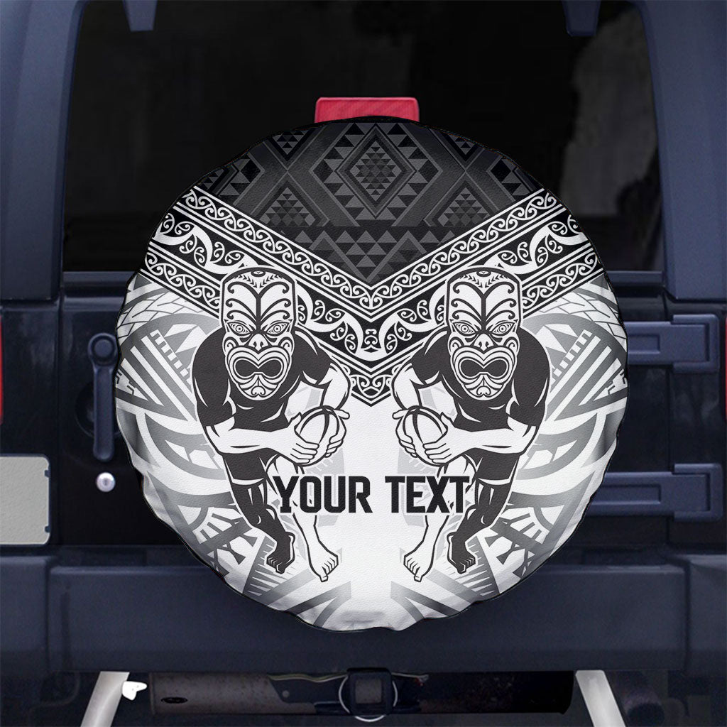 Custom Rugby New Zealand Black Fern Spare Tire Cover Niho Taniwha Inspired
