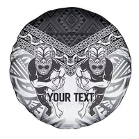 Custom Rugby New Zealand Black Fern Spare Tire Cover Niho Taniwha Inspired