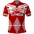 Custom Tonga Rugby Polo Shirt Proud Tongan Ngatu Kupesi World Cup 2023 No1 LT9 White - Polynesian Pride
