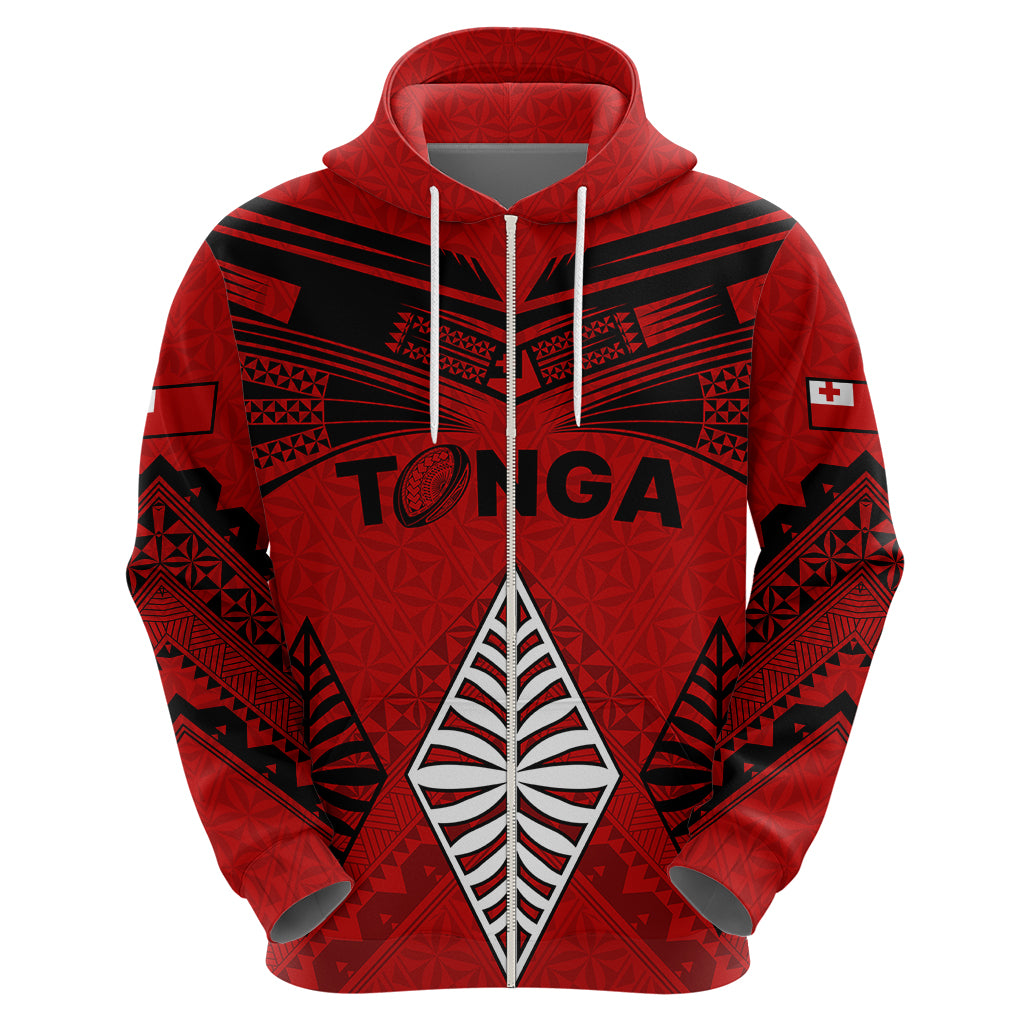 Custom Tonga Rugby Hoodie Proud Tongan Ngatu Kupesi World Cup 2023 No2 LT9 - Polynesian Pride