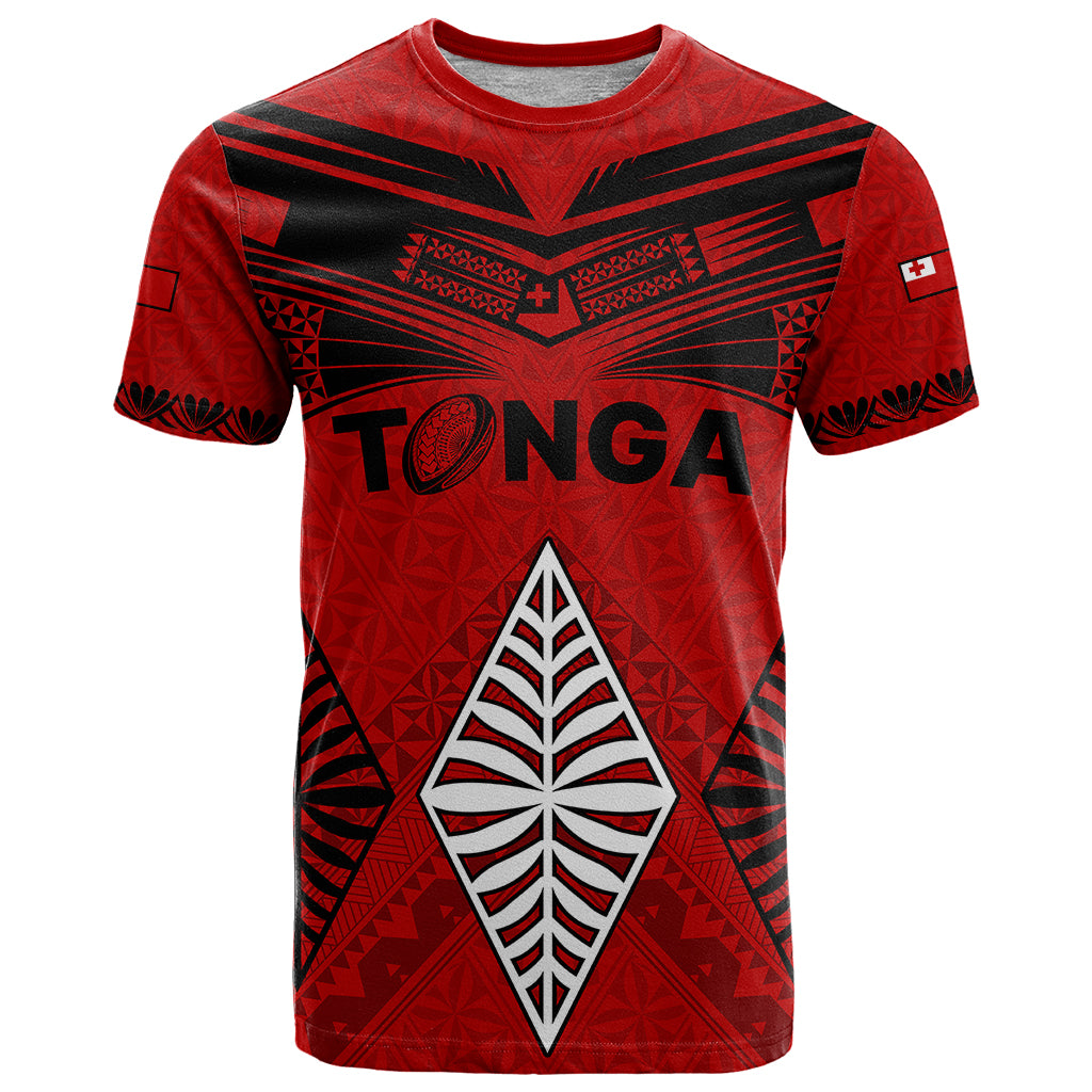 Custom Tonga Rugby T Shirt Proud Tongan Ngatu Kupesi World Cup 2023 No2 LT9 Black - Polynesian Pride