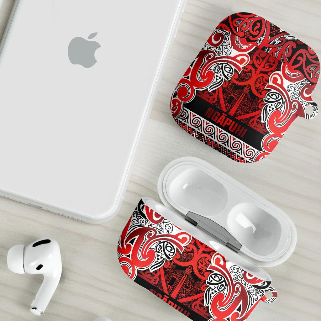 Aotearoa Iwi Ngapuhi AirPods Case Maori Wharenui House Tribal Pattern