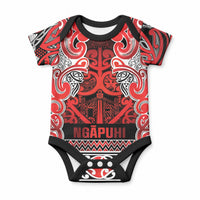 Aotearoa Iwi Ngapuhi Baby Onesie Maori Wharenui House Tribal Pattern