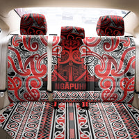Aotearoa Iwi Ngapuhi Back Car Seat Cover Maori Wharenui House Tribal Pattern