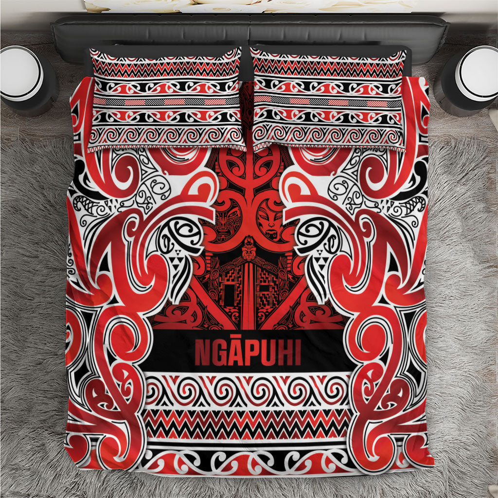 Aotearoa Iwi Ngapuhi Bedding Set Maori Wharenui House Tribal Pattern
