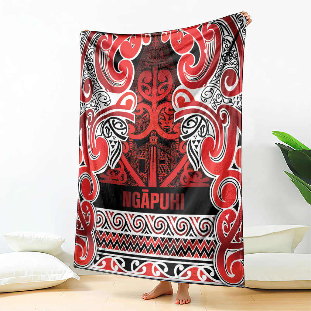 Aotearoa Iwi Ngapuhi Blanket Maori Wharenui House Tribal Pattern
