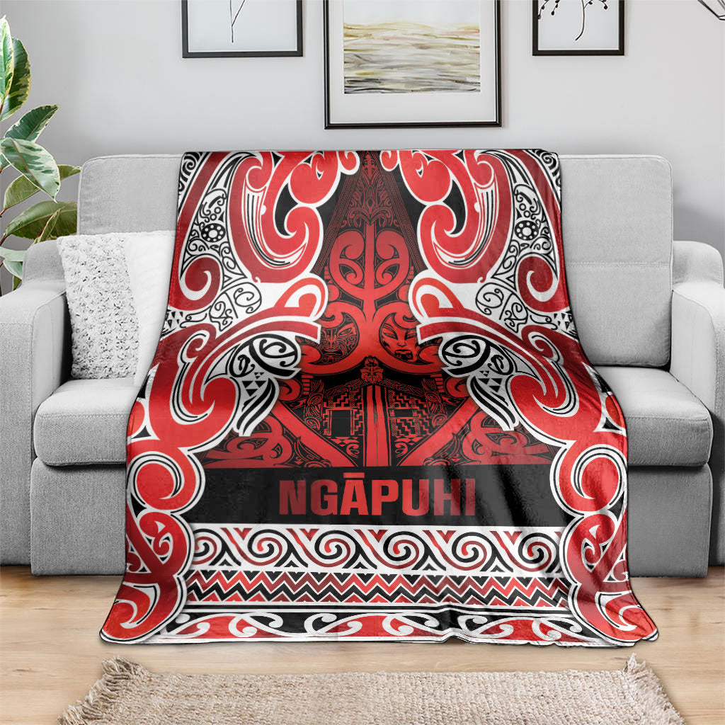 Aotearoa Iwi Ngapuhi Blanket Maori Wharenui House Tribal Pattern