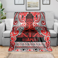 Aotearoa Iwi Ngapuhi Blanket Maori Wharenui House Tribal Pattern