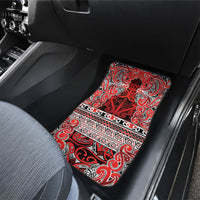 Aotearoa Iwi Ngapuhi Car Mats Maori Wharenui House Tribal Pattern