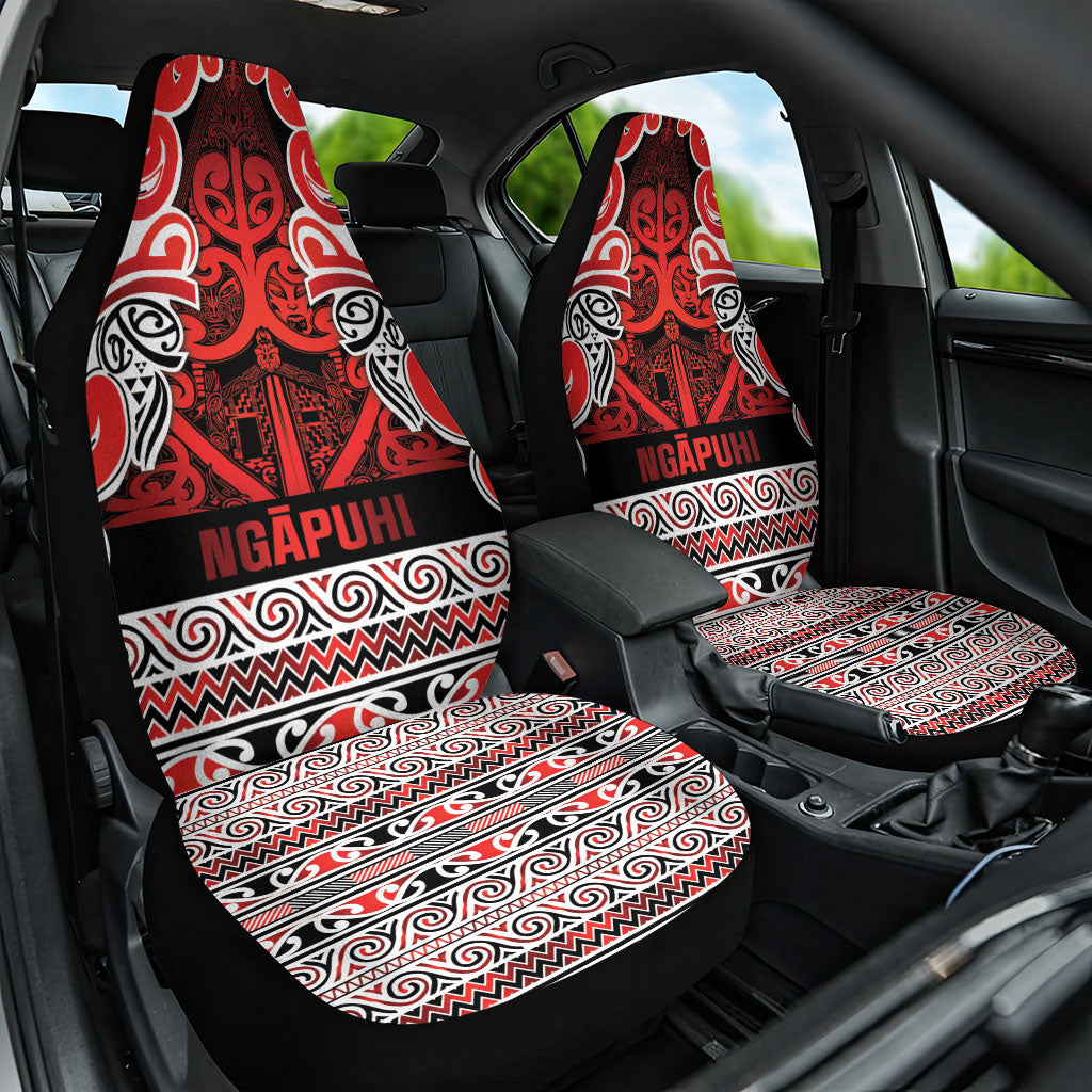 Aotearoa Iwi Ngapuhi Car Seat Cover Maori Wharenui House Tribal Pattern
