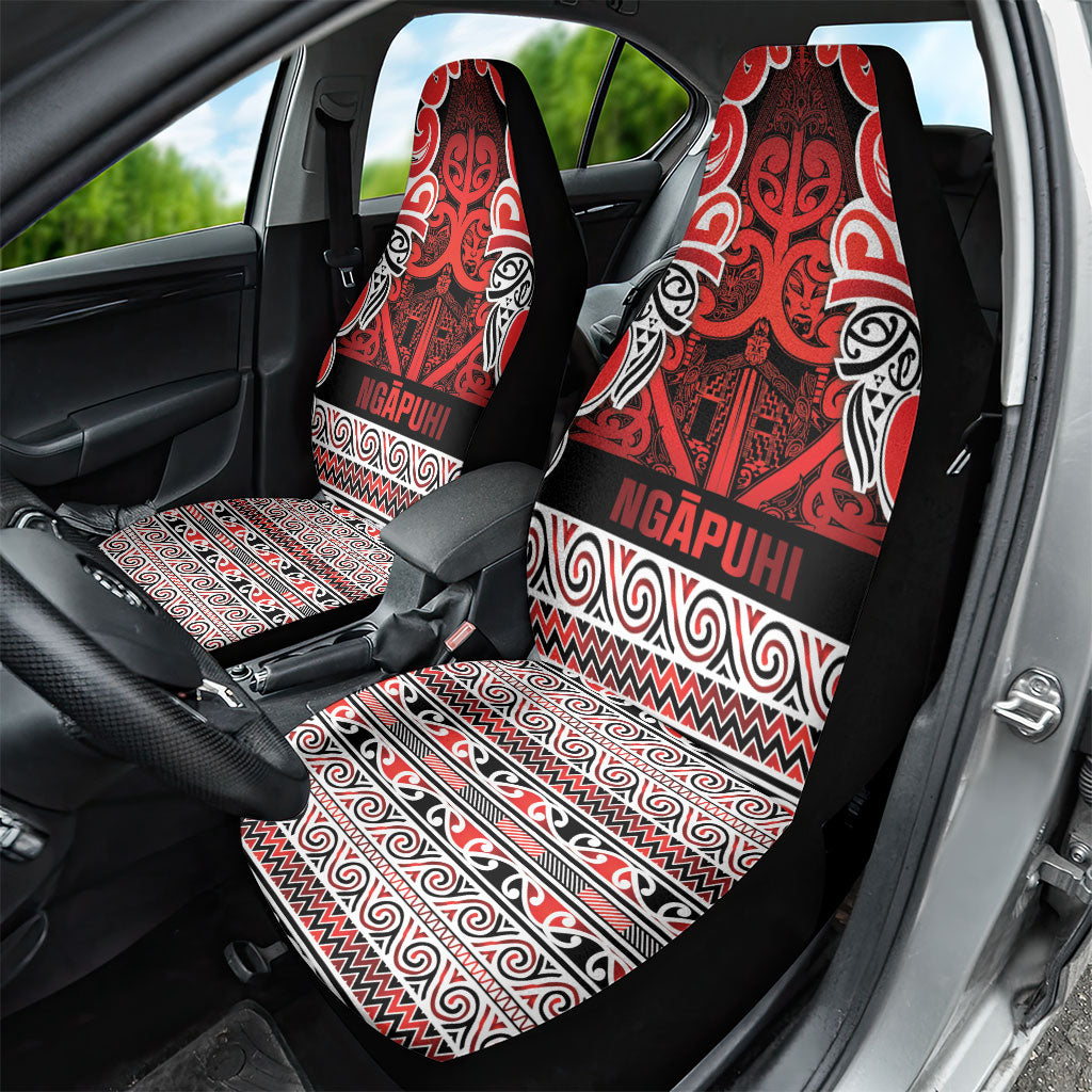 Aotearoa Iwi Ngapuhi Car Seat Cover Maori Wharenui House Tribal Pattern