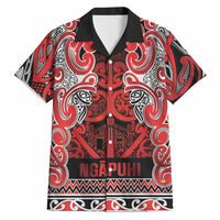 Aotearoa Iwi Ngapuhi Hawaiian Shirt Maori Wharenui House Tribal Pattern