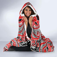 Aotearoa Iwi Ngapuhi Hooded Blanket Maori Wharenui House Tribal Pattern