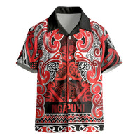 Aotearoa Iwi Ngapuhi Kid Hawaiian Shirt Maori Wharenui House Tribal Pattern