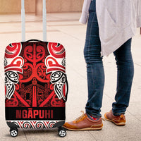 Aotearoa Iwi Ngapuhi Luggage Cover Maori Wharenui House Tribal Pattern