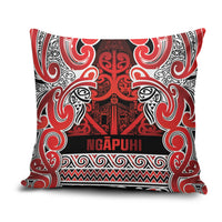 Aotearoa Iwi Ngapuhi Pillow Cover Maori Wharenui House Tribal Pattern