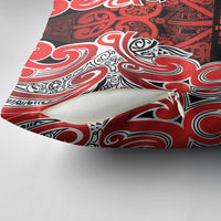 Aotearoa Iwi Ngapuhi Pillow Cover Maori Wharenui House Tribal Pattern